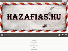 Tablet Screenshot of hazafias.hu